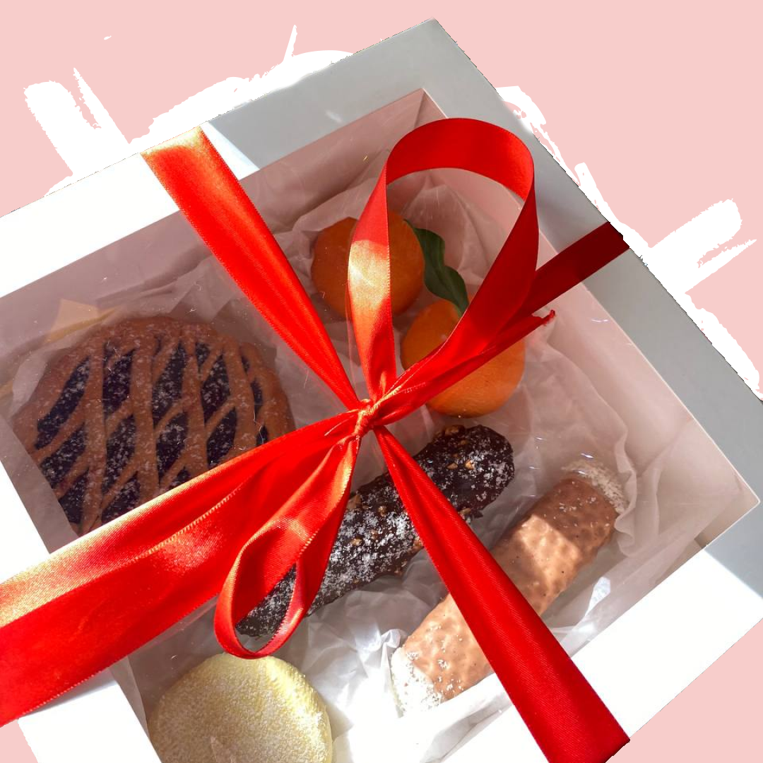 White Christmas Cheesecake Vegan Set