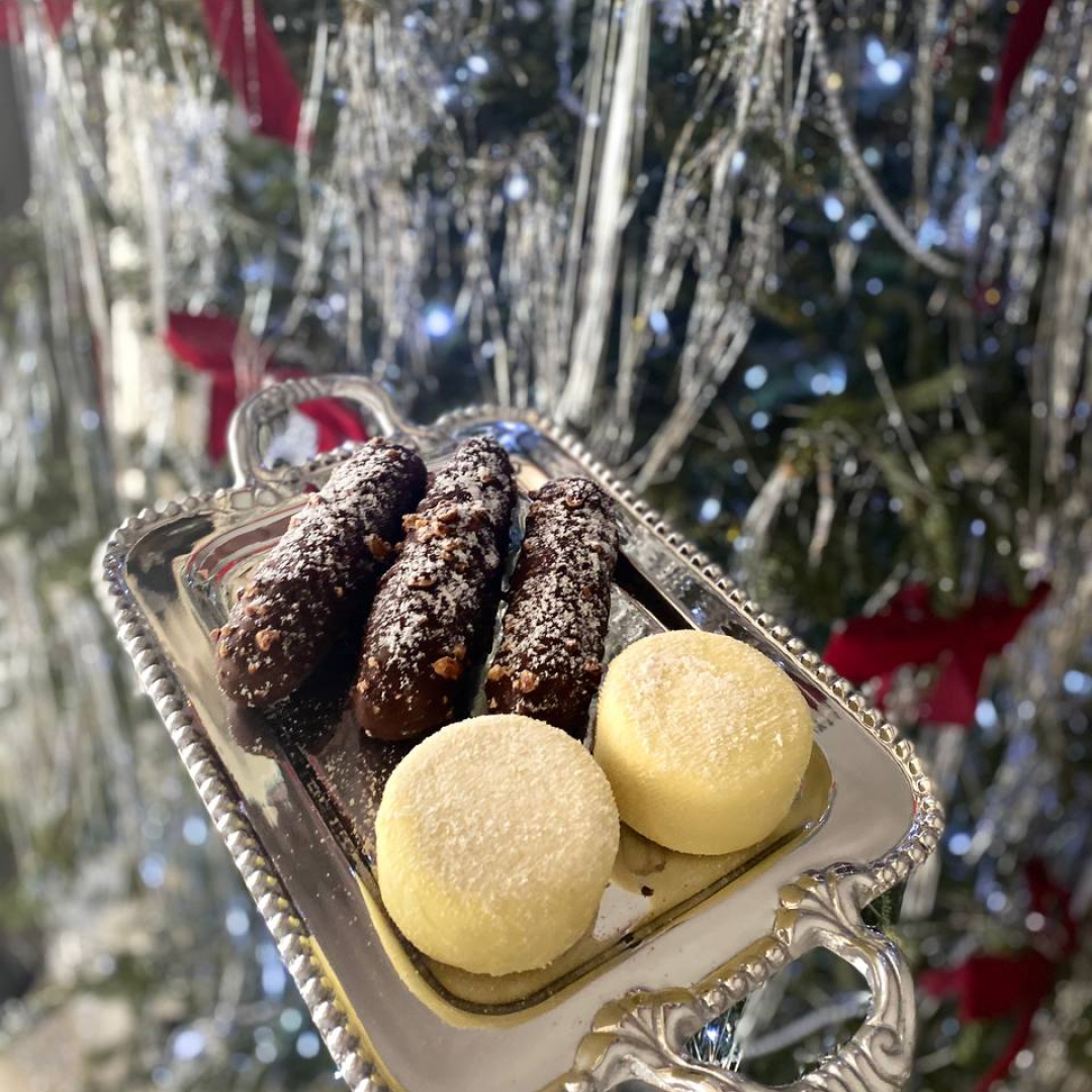 White Christmas Cheesecake Vegan Set